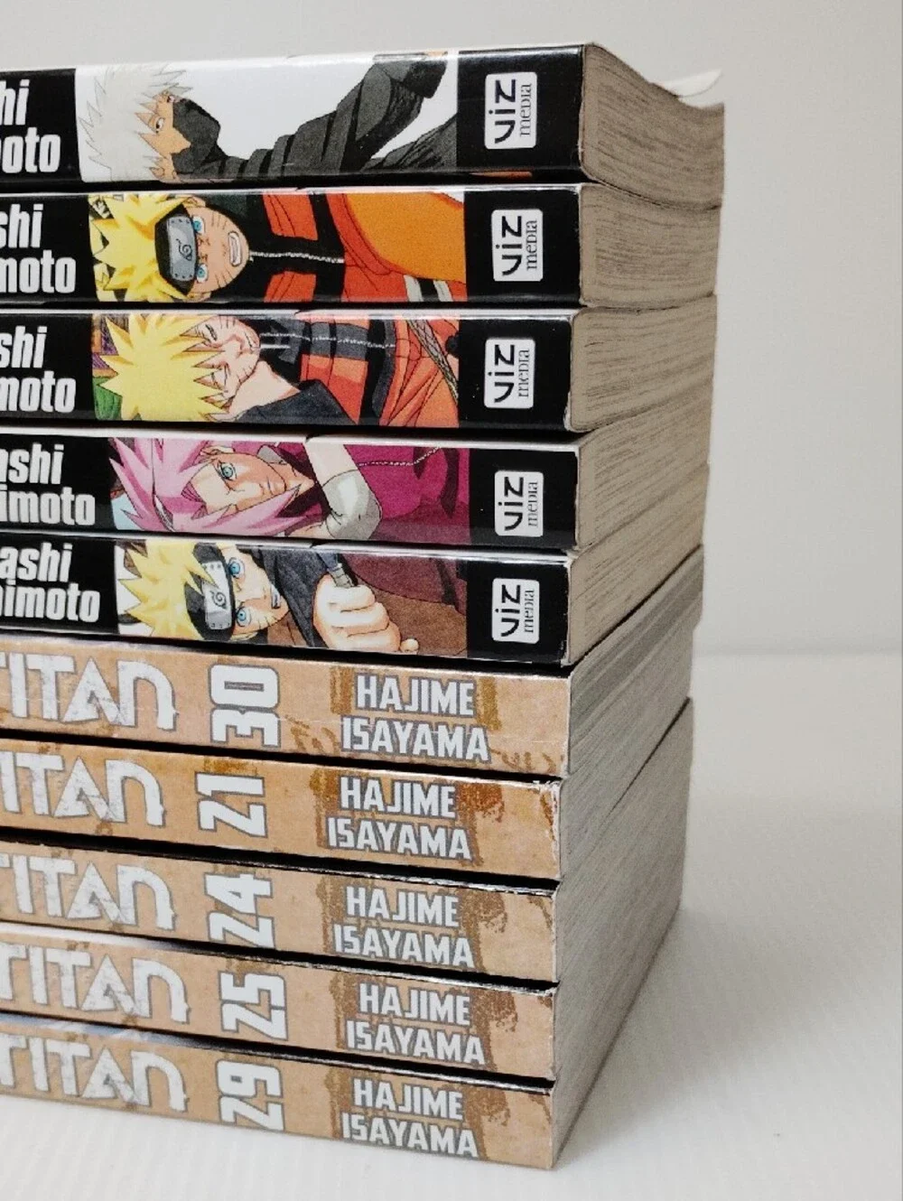 Naruto & Attack on Titan Manga Bundle!